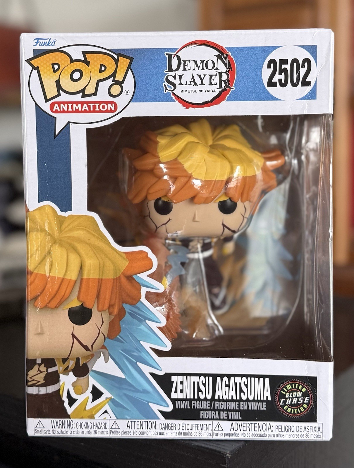 CHASE Funko Pop Premium: ZENITSU AGATSUMA #2502 (Kimetsu no Yaiba) GITD CHASE Funko Pop Premium: ZENITSU AGATSUMA #2502 (Kimetsu no Yaiba) GITD