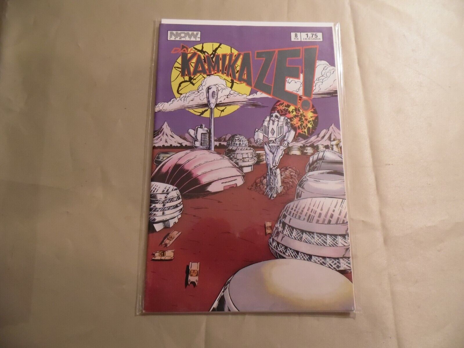 Dai Kamikaze #8 (Now Comics 1988) Free Domestic Shipping