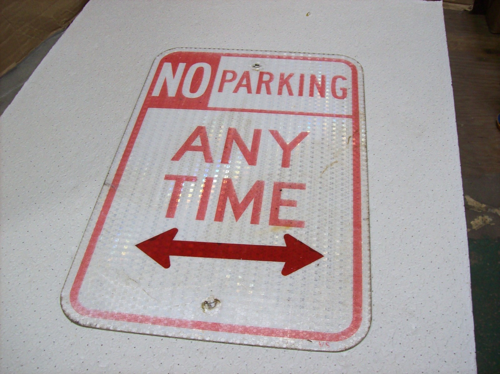 #3) Used Authentic Street Sign - NO PARKING ANYTIME #3) Used Authentic Street Sign - NO PARKING ANYTIME