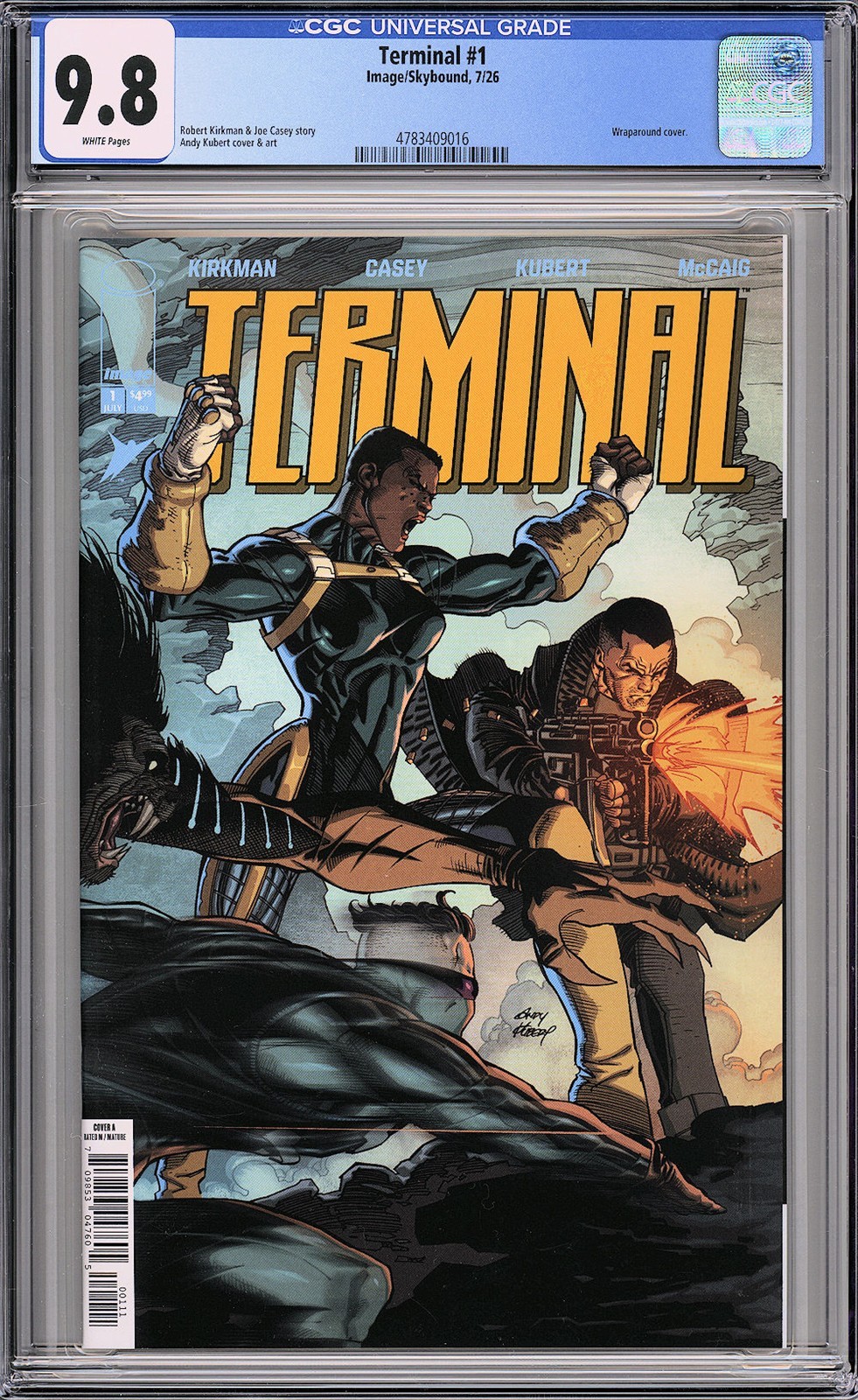 Terminal #1 - Cover A - Andy Kubert - Robert Kirkman Story - CGC 9.8 Terminal #1 - Cover A - Andy Kubert - Robert Kirkman Story - CGC 9.8