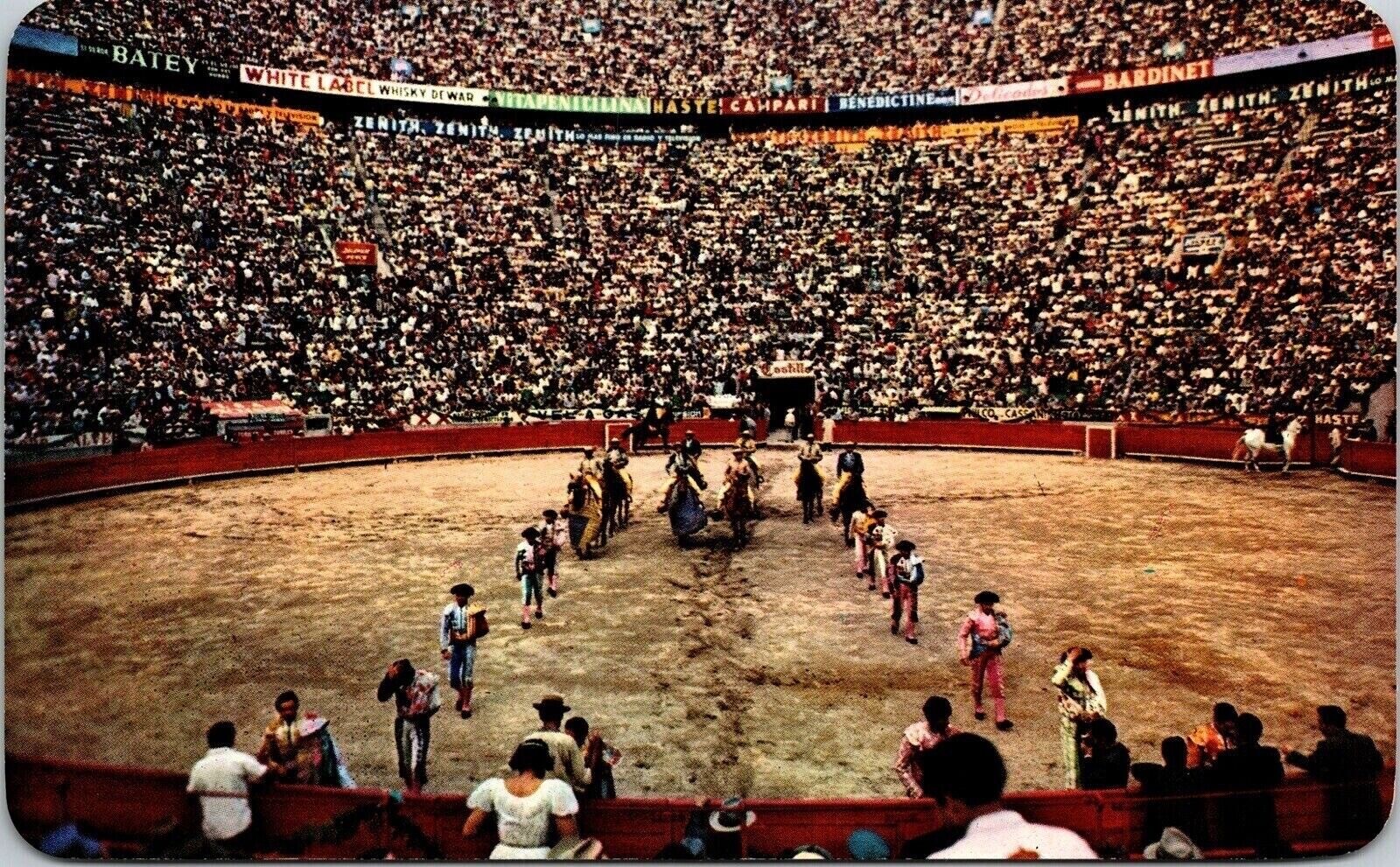El Paseo De Las Cuadrillas Opening Parade Bullfight Mexico DF Postcard UNP VTG El Paseo De Las Cuadrillas Opening Parade Bullfight Mexico DF Postcard UNP VTG