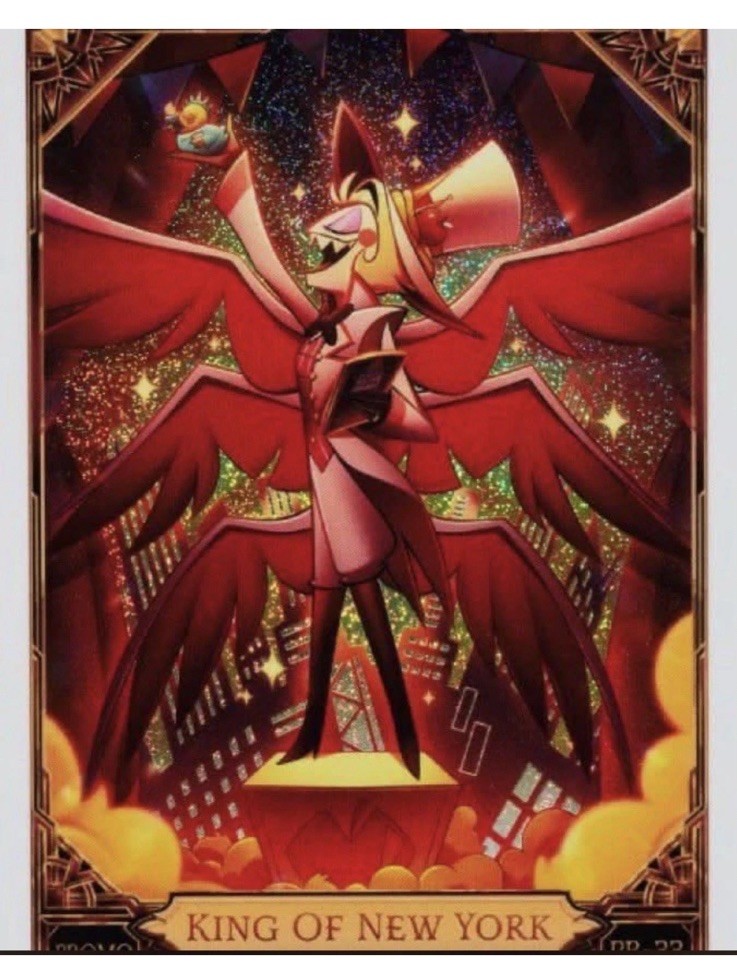 Hazbin Hotel Lucifer King of New York Promo Card New York Comic Con 2026 Presale Hazbin Hotel Lucifer King of New York Promo Card New York Comic Con 2026 Presale