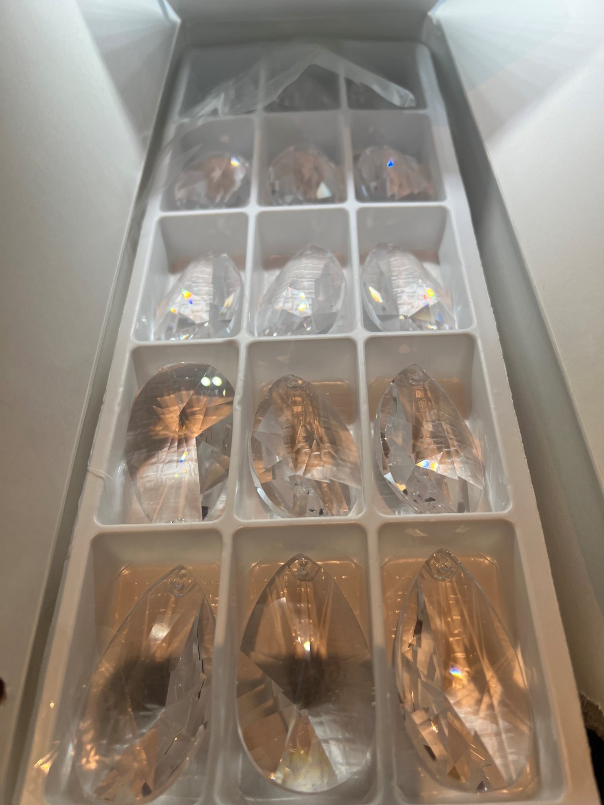 72pcs 2.5" Clear Chandelier Tear Drop Sets Asfour Crystal Prisms Hanging Drops 72pcs 2.5" Clear Chandelier Tear Drop Sets Asfour Crystal Prisms Hanging Drops