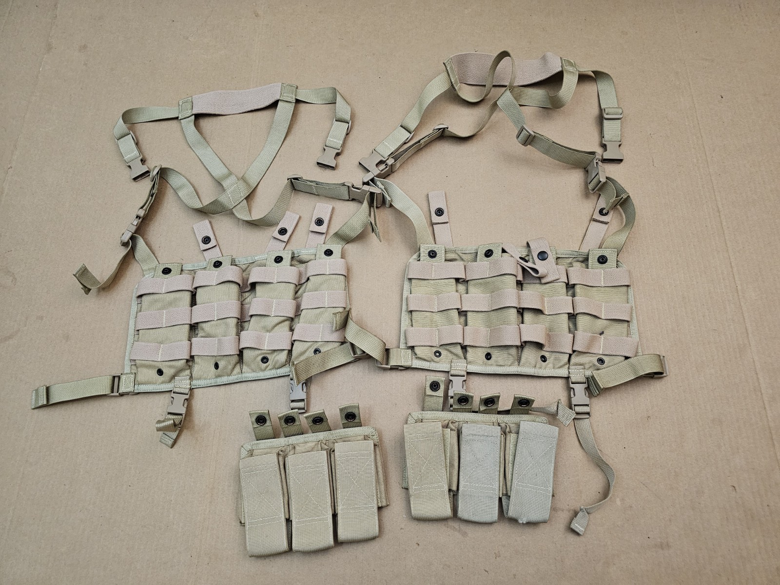 GWOT US Military Spec-Ops Brand Magazine Chest Rig Coyote Tactical Vest USA Lot GWOT US Military Spec-Ops Brand Magazine Chest Rig Coyote Tactical Vest USA Lot