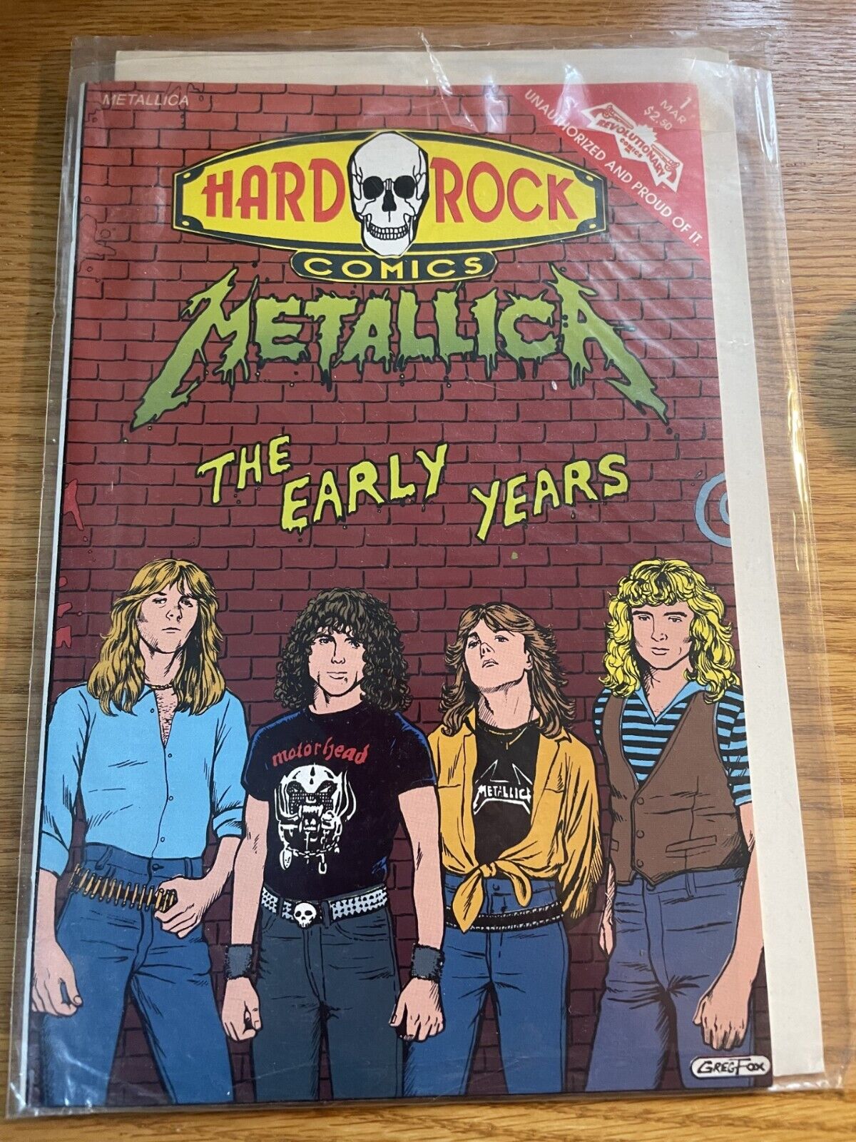 Hard Rock Comics #1 FN Metallica The Early Years Revolutionary 1992