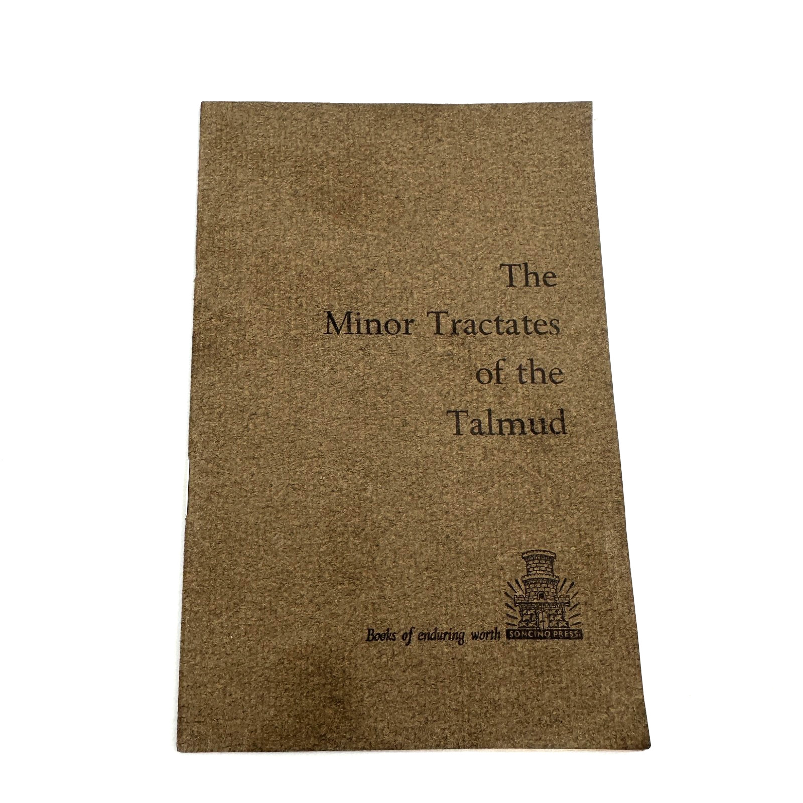 The Minor Tractates of the Talmud Soncino Press Booklet Judaica Religious Text The Minor Tractates of the Talmud Soncino Press Booklet Judaica Religious Text