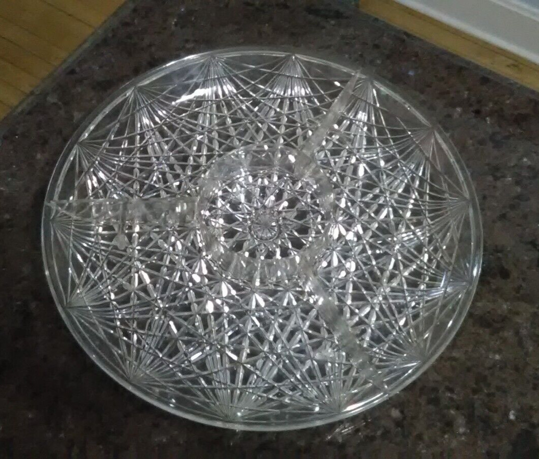 Vintage 1963 mid century Relish Antipasto Tray Atomic Starburst Lucite MCM Vintage 1963 mid century Relish Antipasto Tray Atomic Starburst Lucite MCM