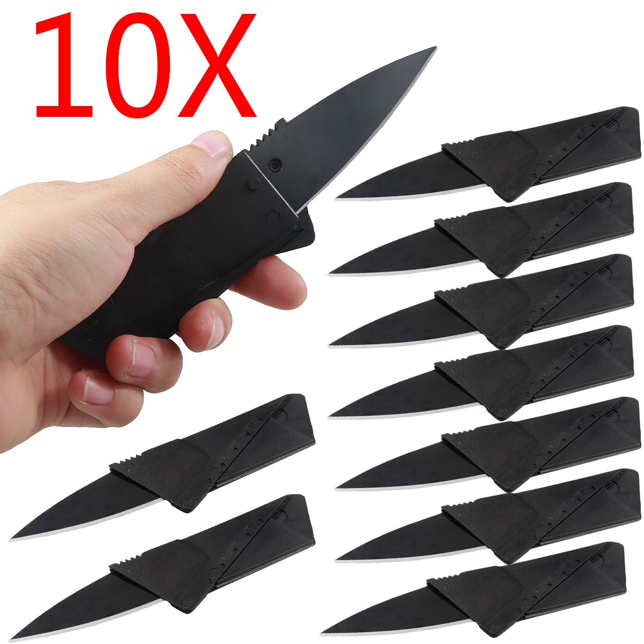 10 PCS Pocket Credit Card Knives Cardsharp Wallet Thin Micro Survival Tool Knife 10 PCS Pocket Credit Card Knives Cardsharp Wallet Thin Micro Survival Tool Knife