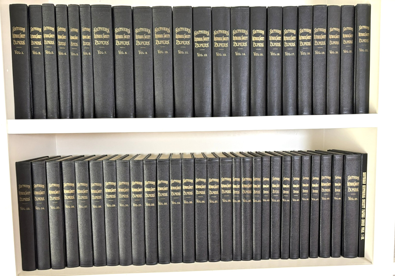 Southern Historical Papers Complete 52 Volumes and 2-volume Index Southern Historical Papers Complete 52 Volumes and 2-volume Index