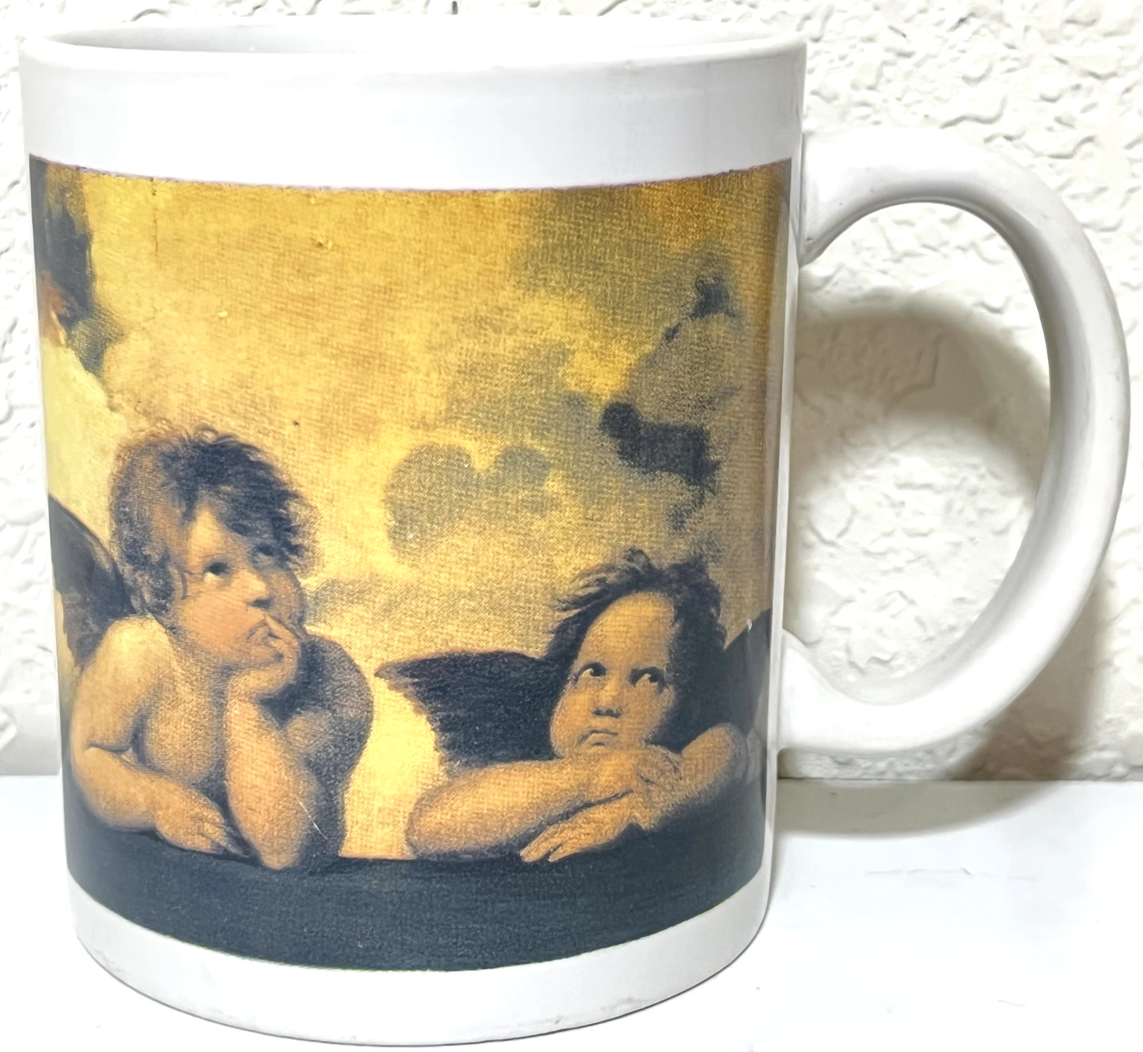 Two Cherubs Coffee Mug Raphael Sistine Madonna