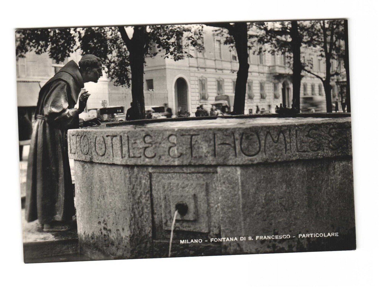 Milano - Fontana Di S. Francesco - Italy RPPC Postcard Unposted 4x6 Milano - Fontana Di S. Francesco - Italy RPPC Postcard Unposted 4x6