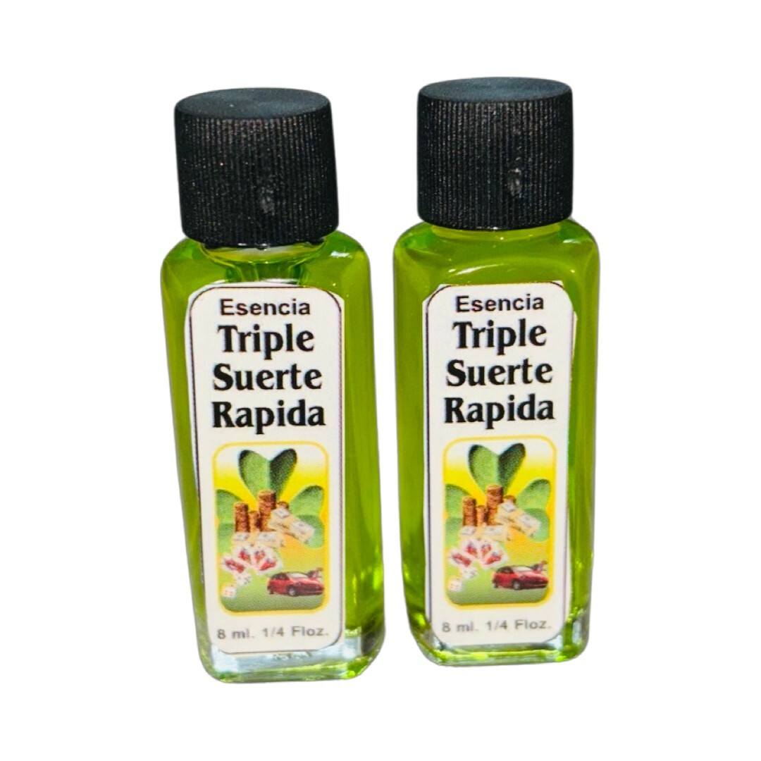 2PACK- Triple Suerte Rapida Esencia Esoterica - Triple Fast Luck Mystic Essence 2PACK- Triple Suerte Rapida Esencia Esoterica - Triple Fast Luck Mystic Essence