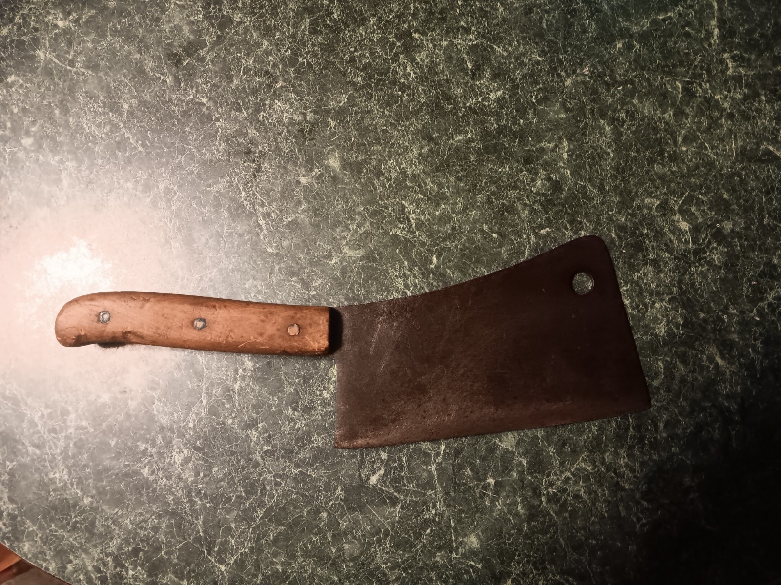 Vintage 1920s-1950s heavy duty meat clever Vintage 1920s-1950s heavy duty meat clever