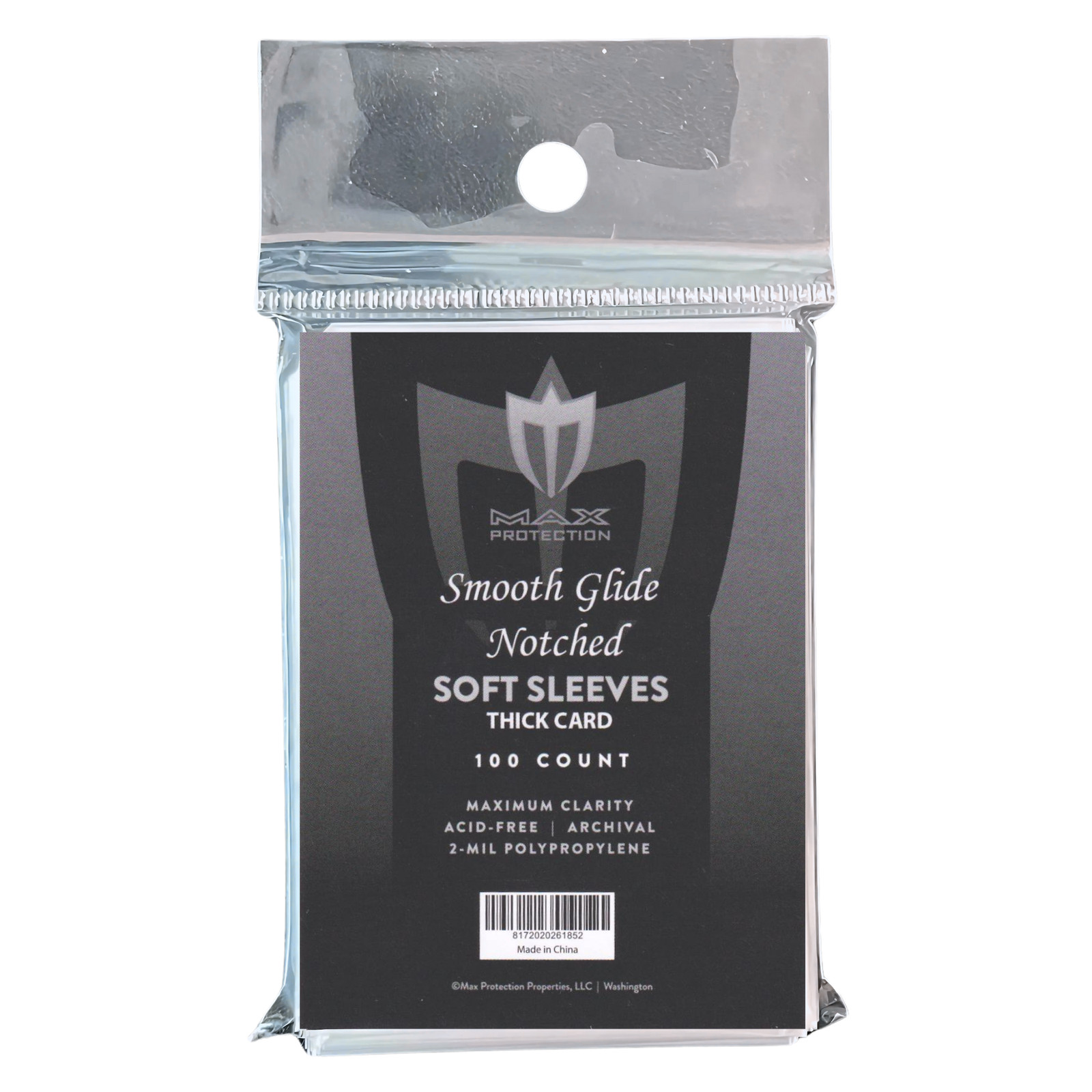 5,000 Max Protection Thick Card & Vintage Smooth Glide Notched Soft Sleeves 5,000 Max Protection Thick Card & Vintage Smooth Glide Notched Soft Sleeves
