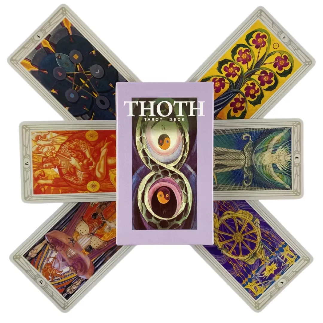 Thoth Tarot Cards A 78 Deck Oracle English Divination Edition Borad Playing Game Thoth Tarot Cards A 78 Deck Oracle English Divination Edition Borad Playing Game