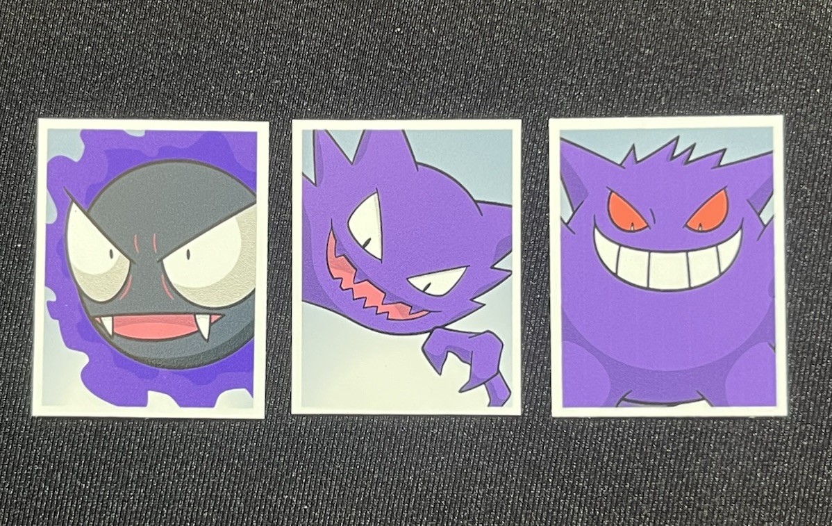 [Korean Exclusive] Gastly Haunter Gengar Pokemon Mini Passport ID Photo Series 3