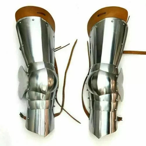 Full Leg Armor Set Medieval Knight Crusader Spartan Steel Armer Larp Antique Full Leg Armor Set Medieval Knight Crusader Spartan Steel Armer Larp Antique