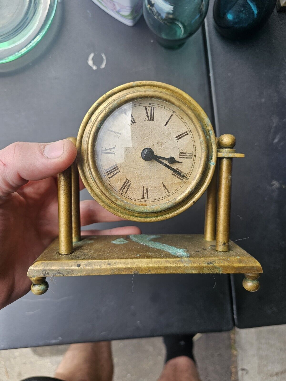 Vintage Clock Made In India (For Parts)