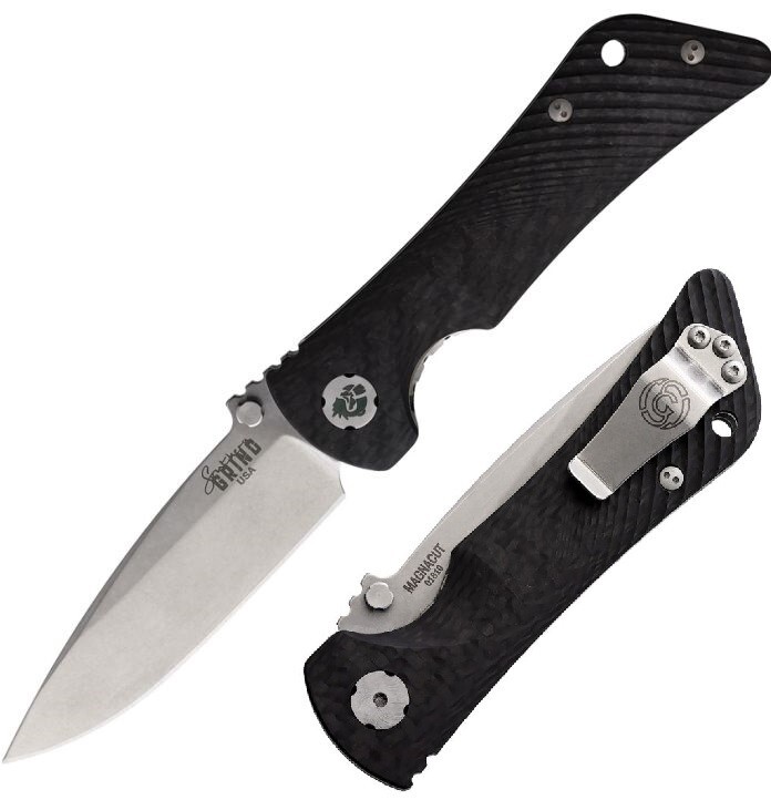 Southern Grind Spider Monkey Folding Knife 3.25" MagnaCut Steel Blade Carbon F Southern Grind Spider Monkey Folding Knife 3.25" MagnaCut Steel Blade Carbon F