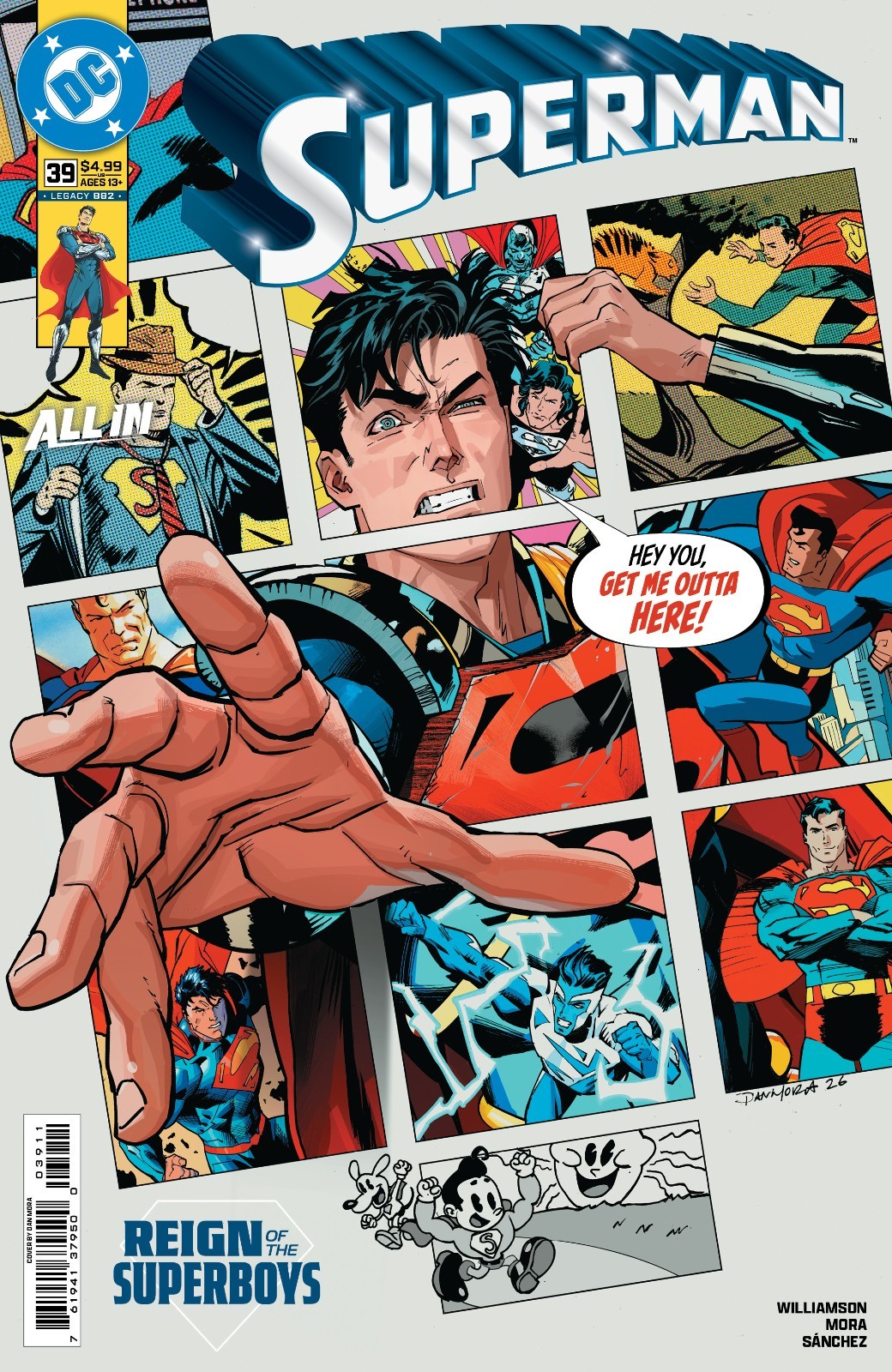 Superman #39 Cover A Dan Mora Reign Of The Superboys Superman #39 Cover A Dan Mora Reign Of The Superboys