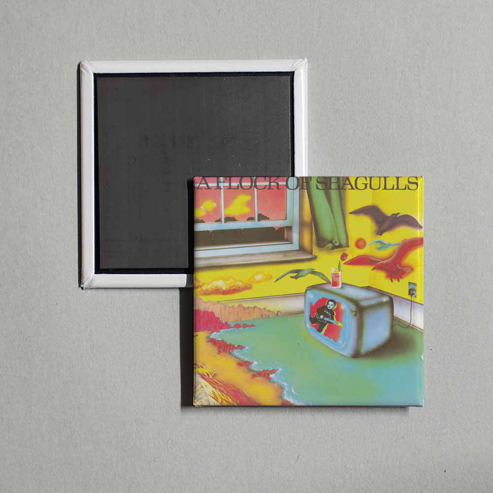 A Flock Of Seagulls - A Flock Of Seagulls Album Cover Locker Fridge Magnet A Flock Of Seagulls - A Flock Of Seagulls Album Cover Locker Fridge Magnet