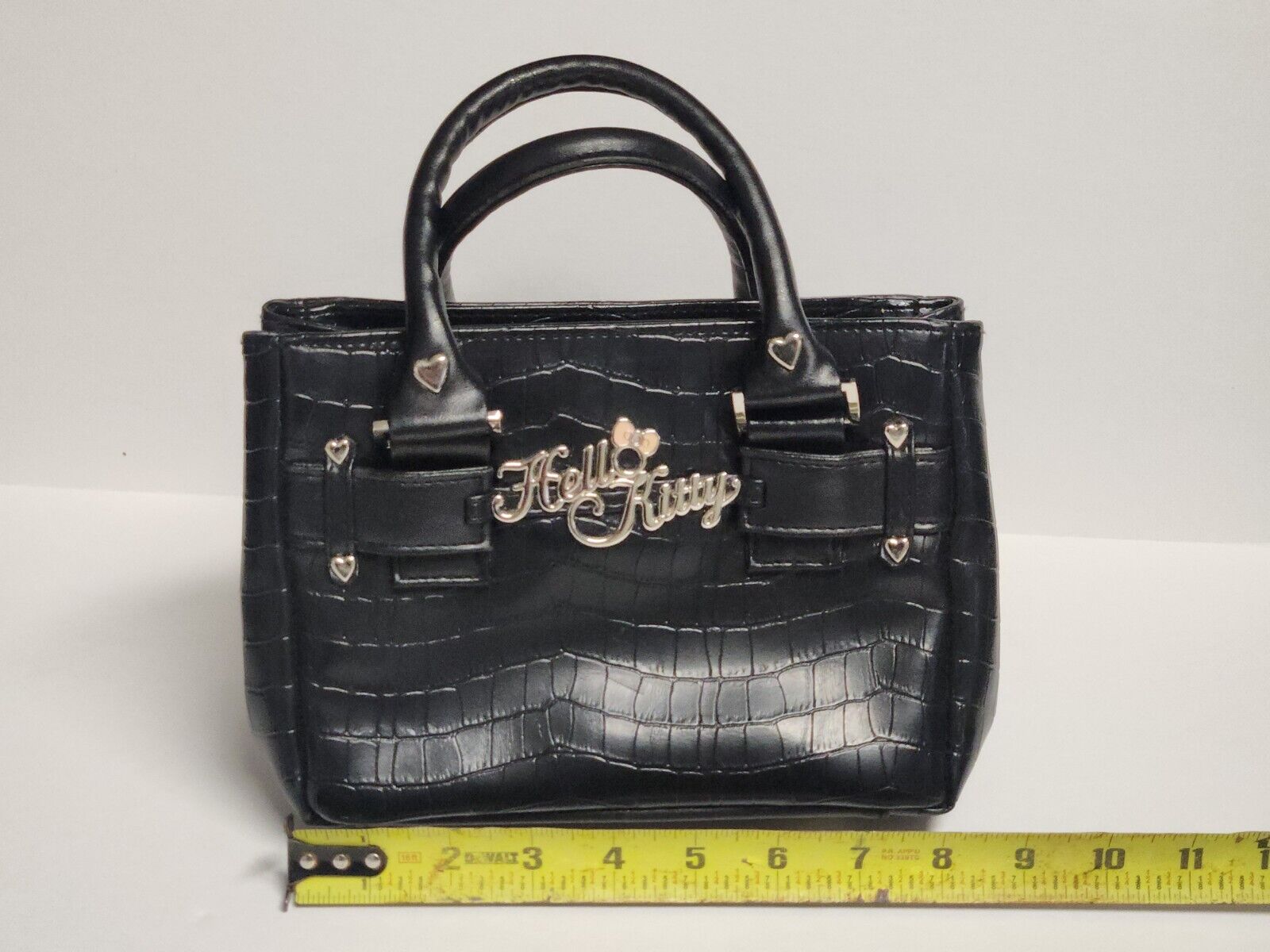 Hello Kitty Black Crocodile handbag Sanrio