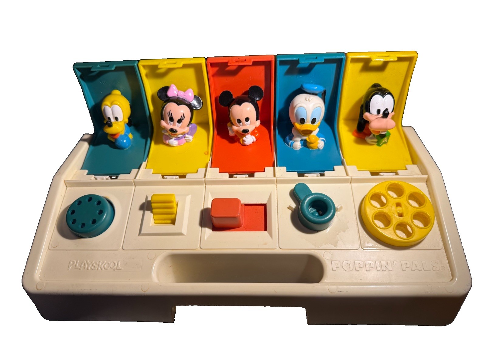 Vintage 1984 Playskool Disney Poppin Pals Mickey Minnie Donald Goofy Pluto Vintage 1984 Playskool Disney Poppin Pals Mickey Minnie Donald Goofy Pluto