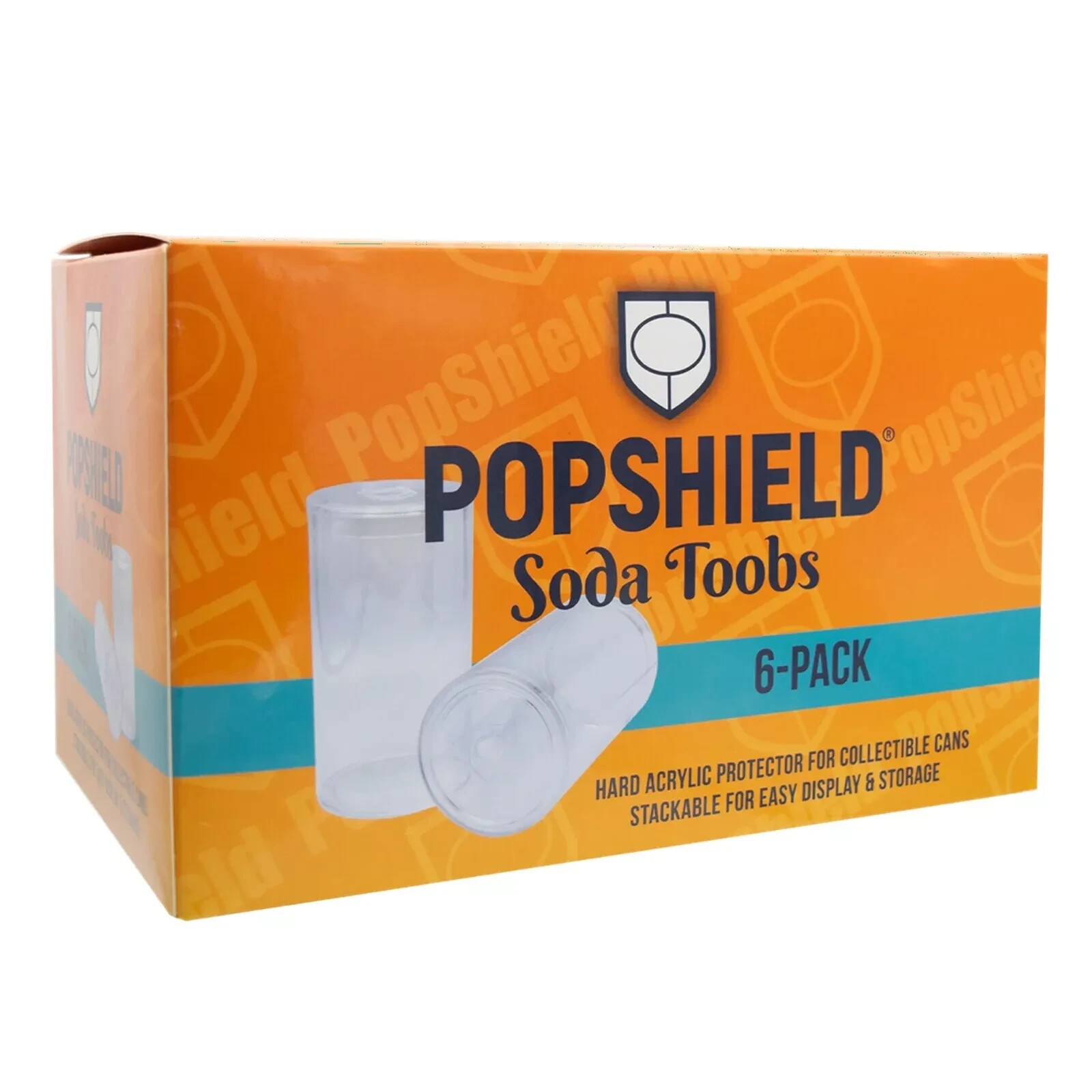 PopShield Soda Toobs 6pk Protectors for Funko Soda Hard Case PopShield Soda Toobs 6pk Protectors for Funko Soda Hard Case