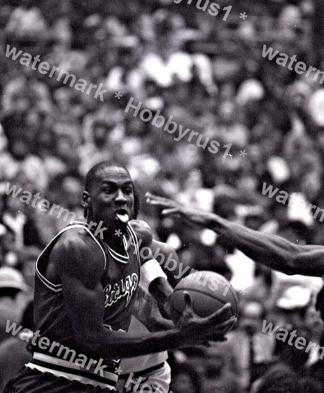 MICHAEL JORDAN Rookie ? Chicago Bulls 1984-85 NBA Original 35mm B/W Negative