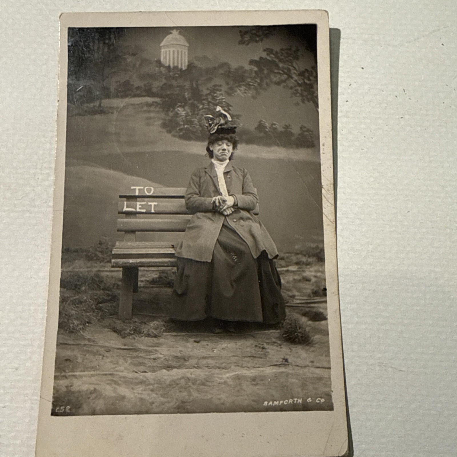 Vintage Real Photo Postcard Rppc Comedic Millwood California DPO Vintage Real Photo Postcard Rppc Comedic Millwood California DPO