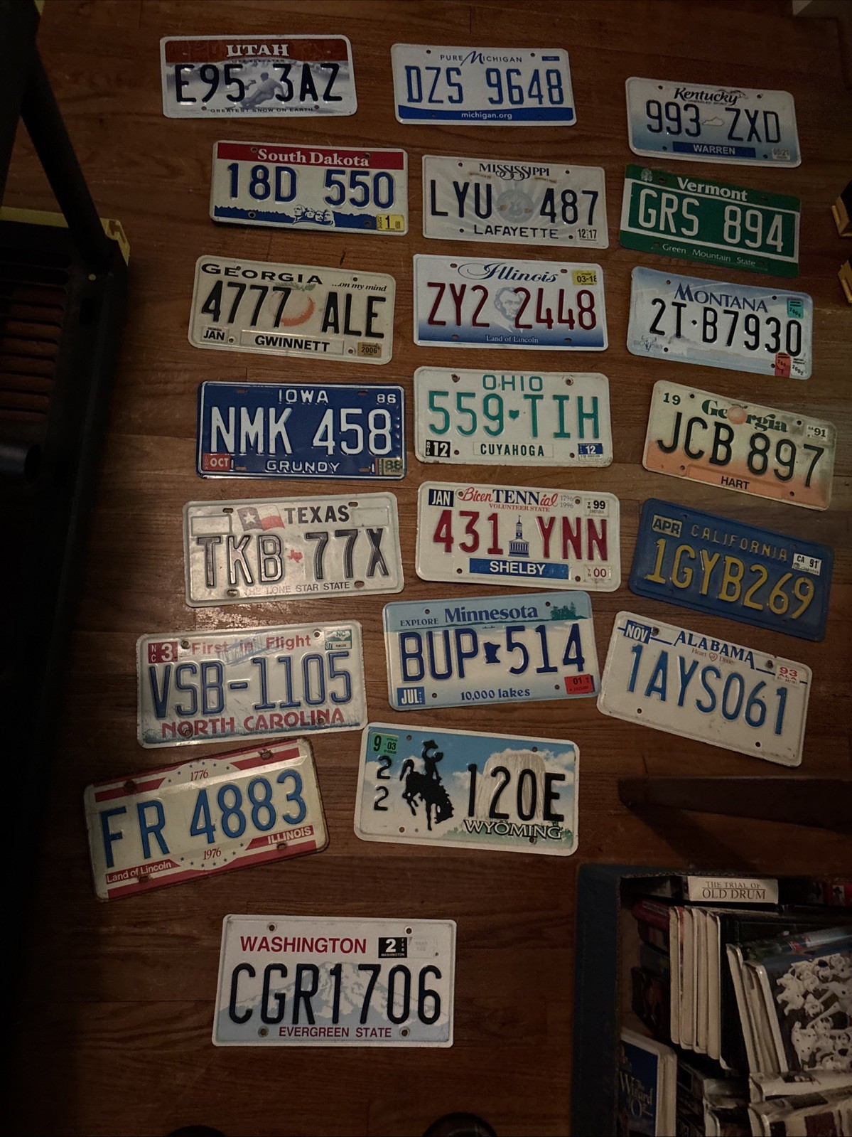 Choice Lot Of 6 License Plates U Choose 6 Choice Lot Of 6 License Plates U Choose 6