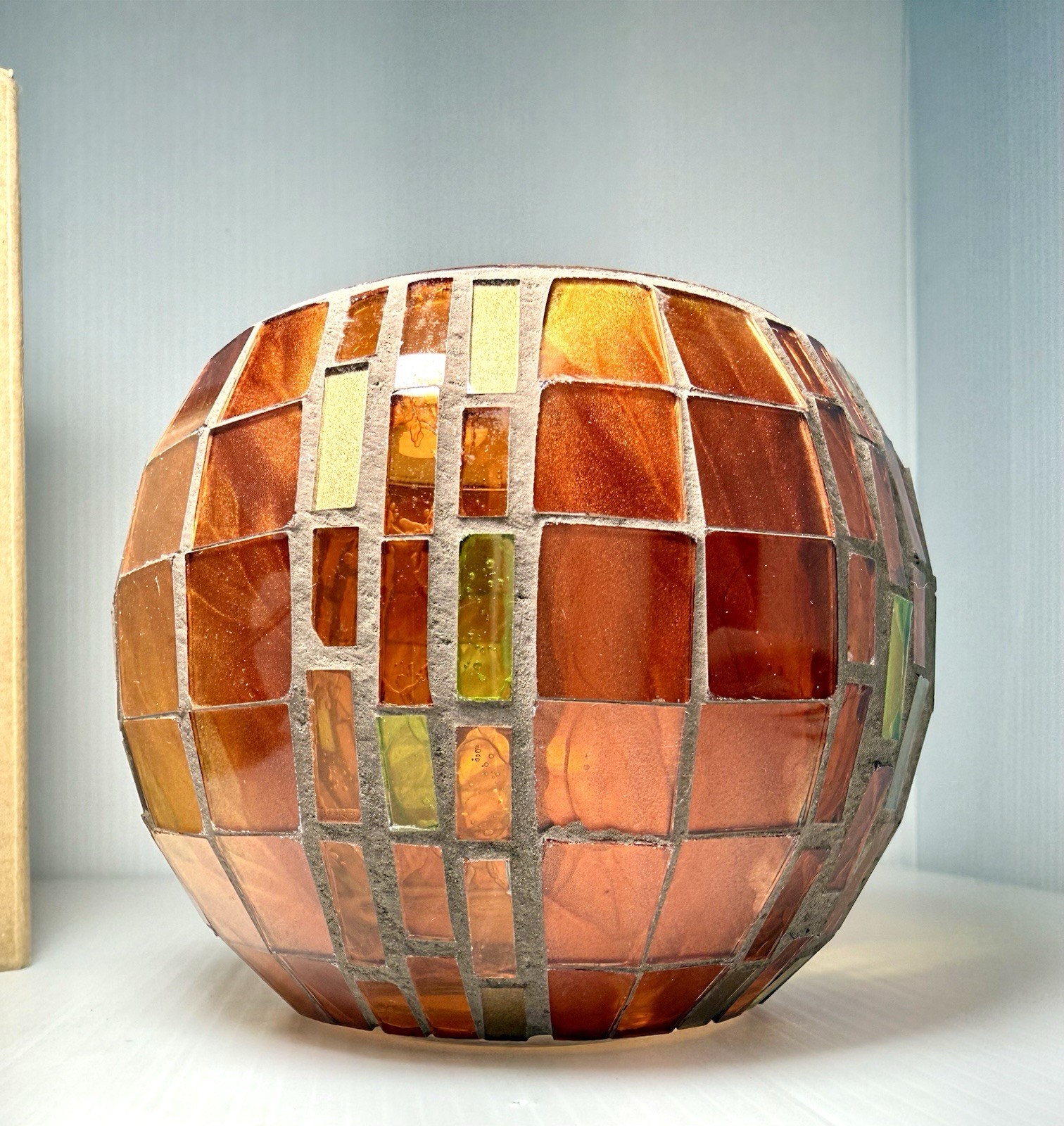 Partylite Harvest Lights Mosaic Tealight Holder ~ NIB Fall Decor Thanksgiving Partylite Harvest Lights Mosaic Tealight Holder ~ NIB Fall Decor Thanksgiving