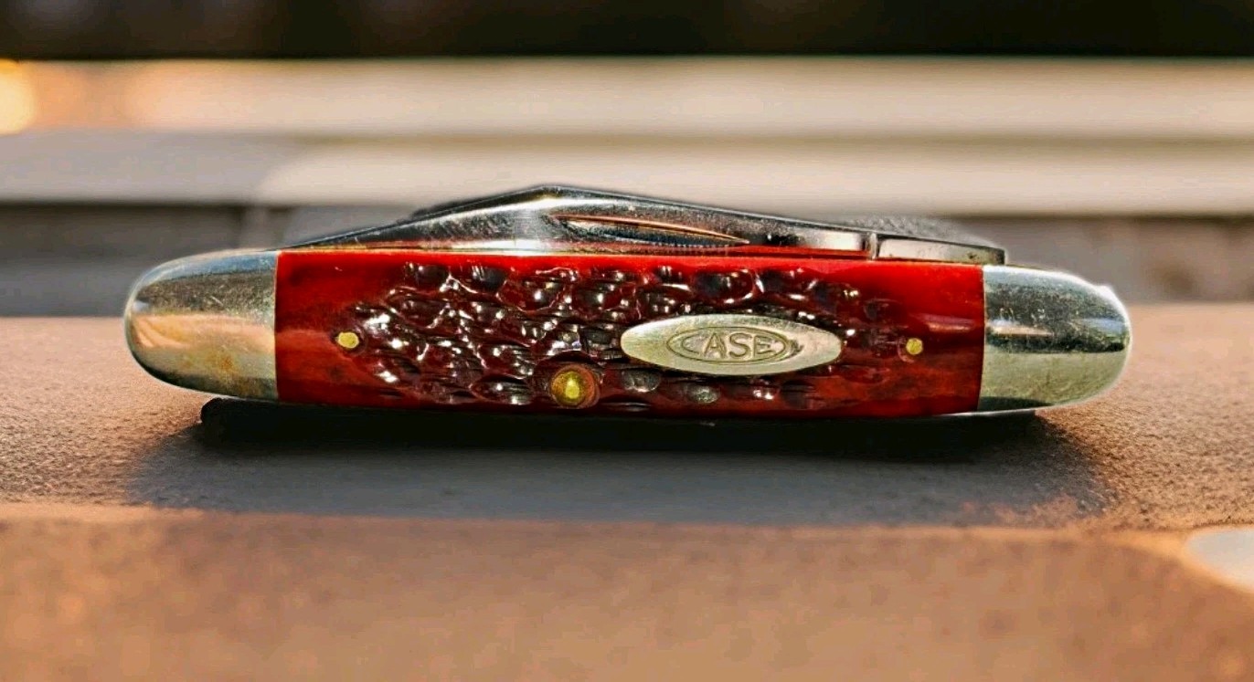 MINT 1977 Case XX 3-Dot 62055 Equal End Jack Knife Rare Jigged Appaloosa Bone MINT 1977 Case XX 3-Dot 62055 Equal End Jack Knife Rare Jigged Appaloosa Bone