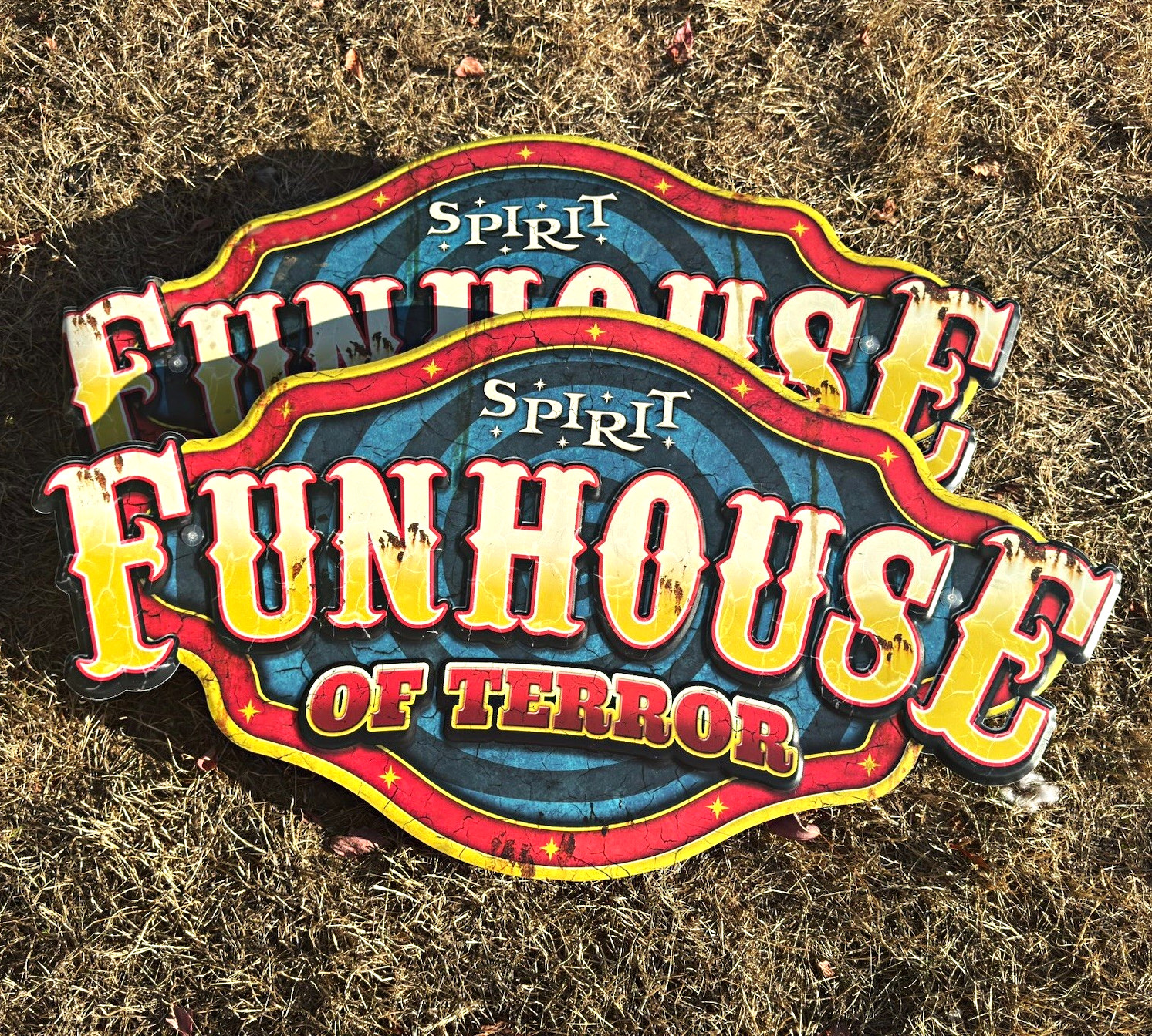 Funhouse Circus Vintage Painted Metal Wall Sign, Indoor/Outdoor Funhouse Circus Vintage Painted Metal Wall Sign, Indoor/Outdoor