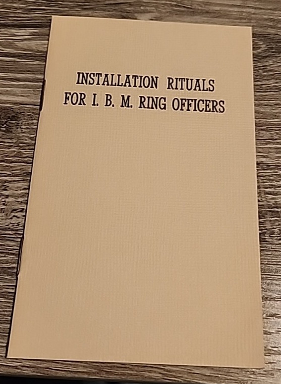 International Brotherhood of Magicians Installation Rituals pamphlet International Brotherhood of Magicians Installation Rituals pamphlet