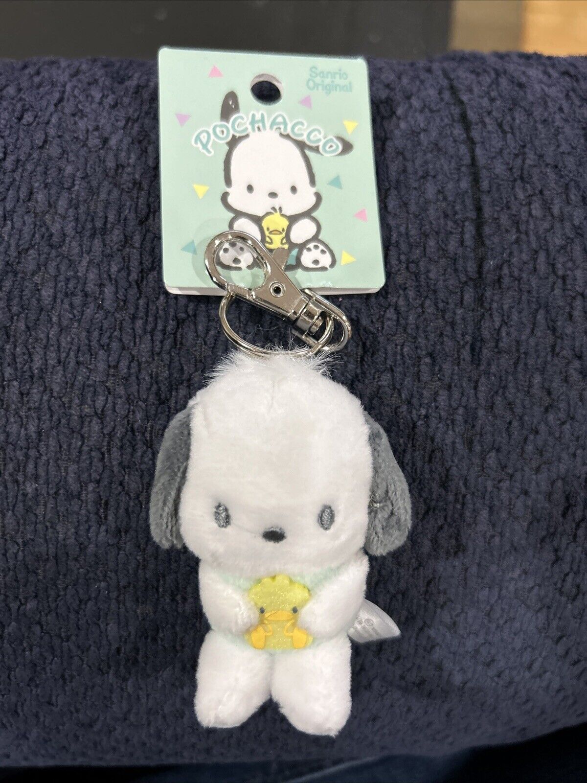 Plush Toy 2” Keychain Sanrio Pochacco Backpack Bag Keyring Hello Kitty NWT Rare