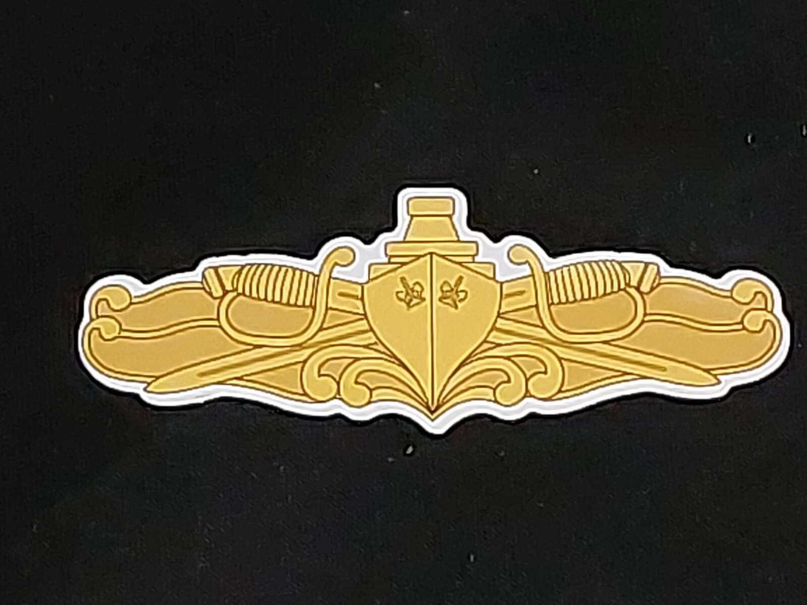 3 INCH NAVAL SURFACE WARFARE OFFICER STICKER 3 INCH NAVAL SURFACE WARFARE OFFICER STICKER