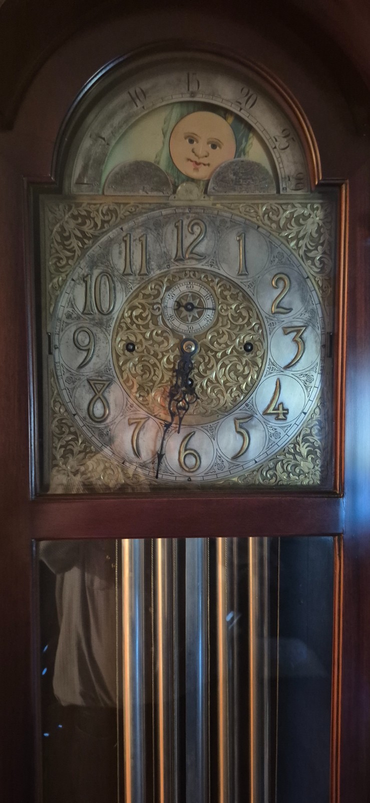 ANTIQUE GRANDFATHER CLOCK