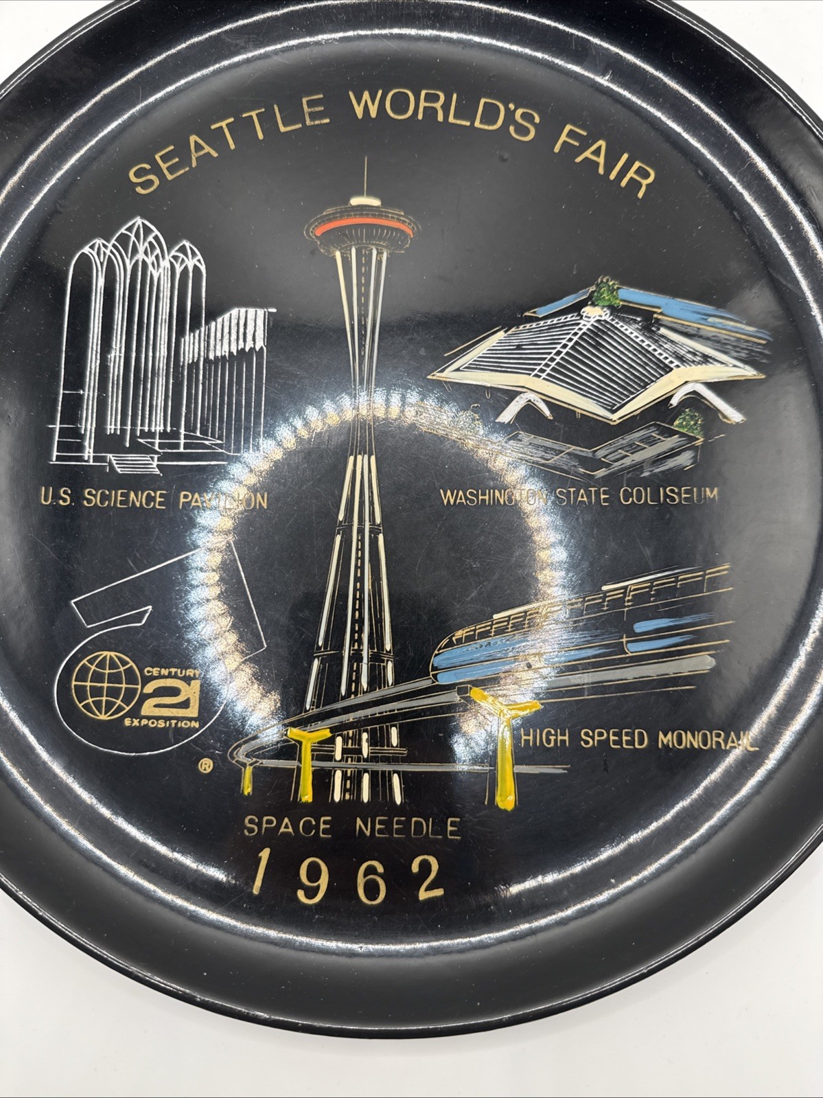 Vintage Seattle World's Fair Tray Vintage Seattle World's Fair Tray