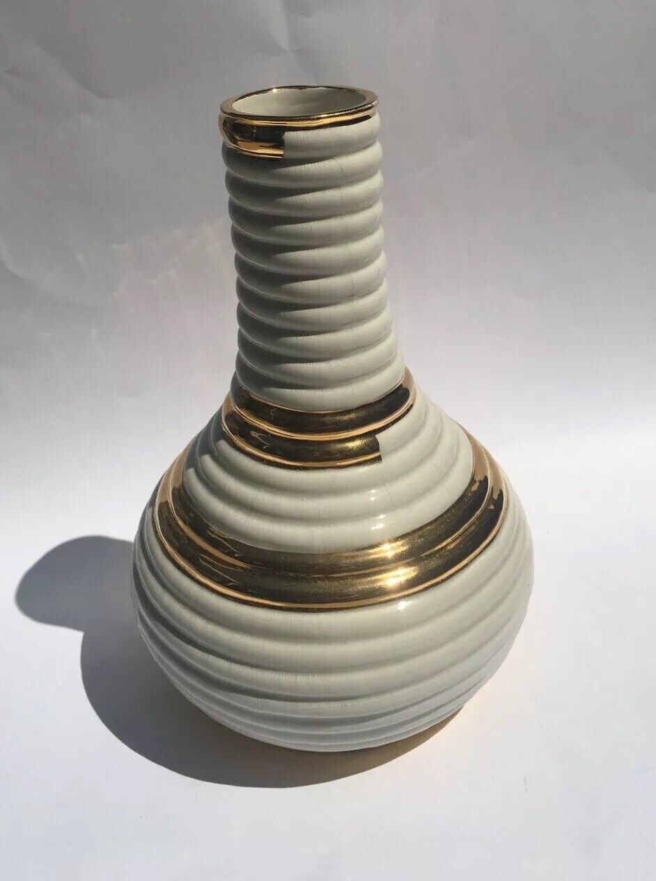 Paolo Traversi Ceramic Vase Signed And Numbered MCM 1980’s Traversi