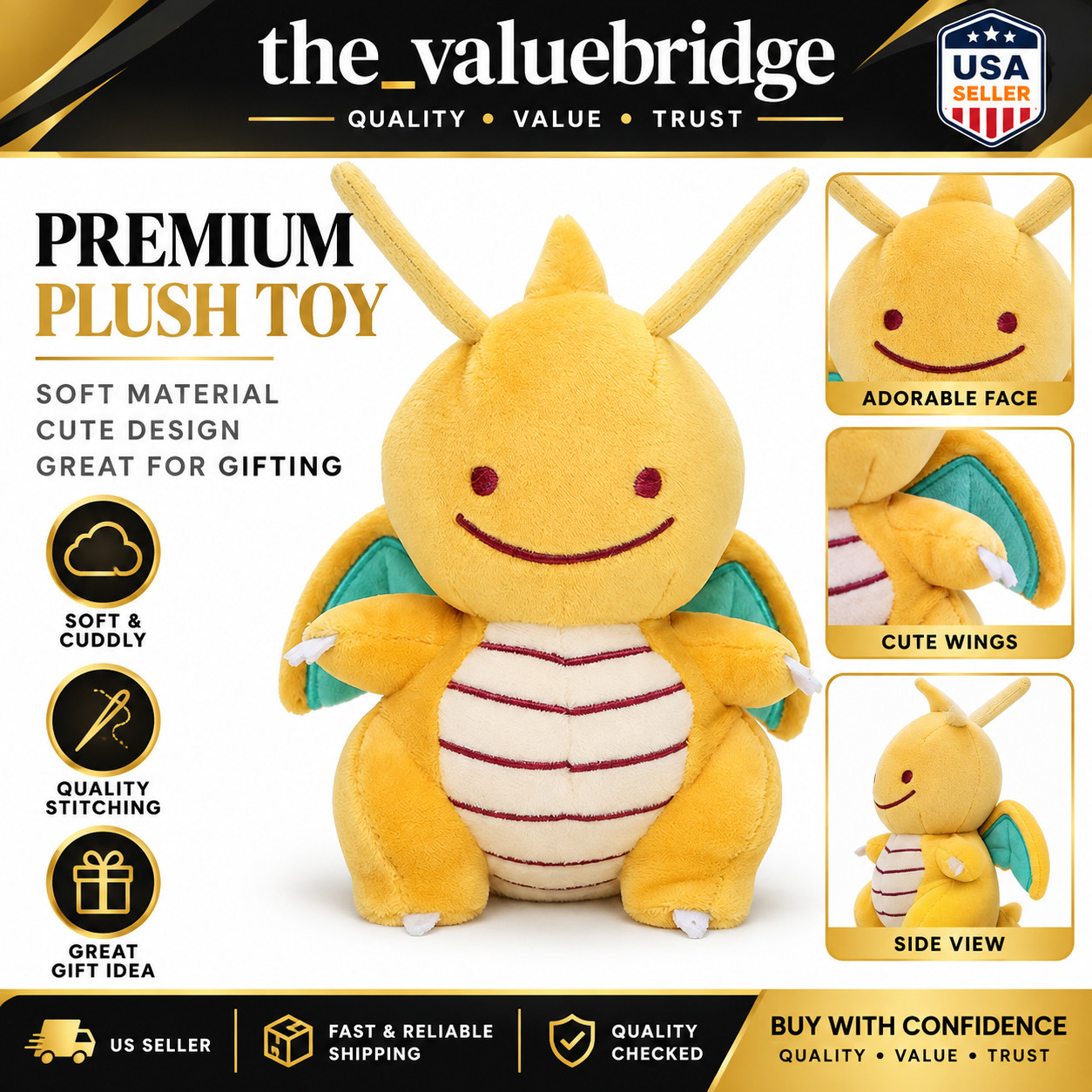 Ditto Cosplay Dragonite Plush Toy Pokemon Soft Stuffed Collectible Gift Ditto Cosplay Dragonite Plush Toy Pokemon Soft Stuffed Collectible Gift