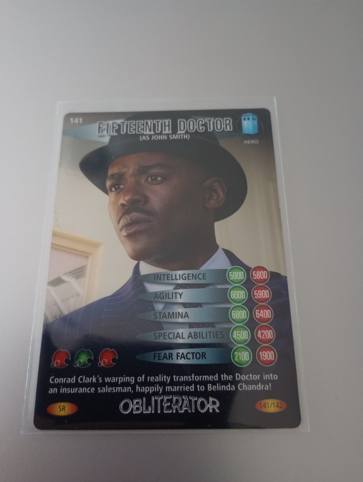 Doctor Who Battles in Time Obliterator Unlimited 141 Fifteen (As John Smith) SR Doctor Who Battles in Time Obliterator Unlimited 141 Fifteen (As John Smith) SR