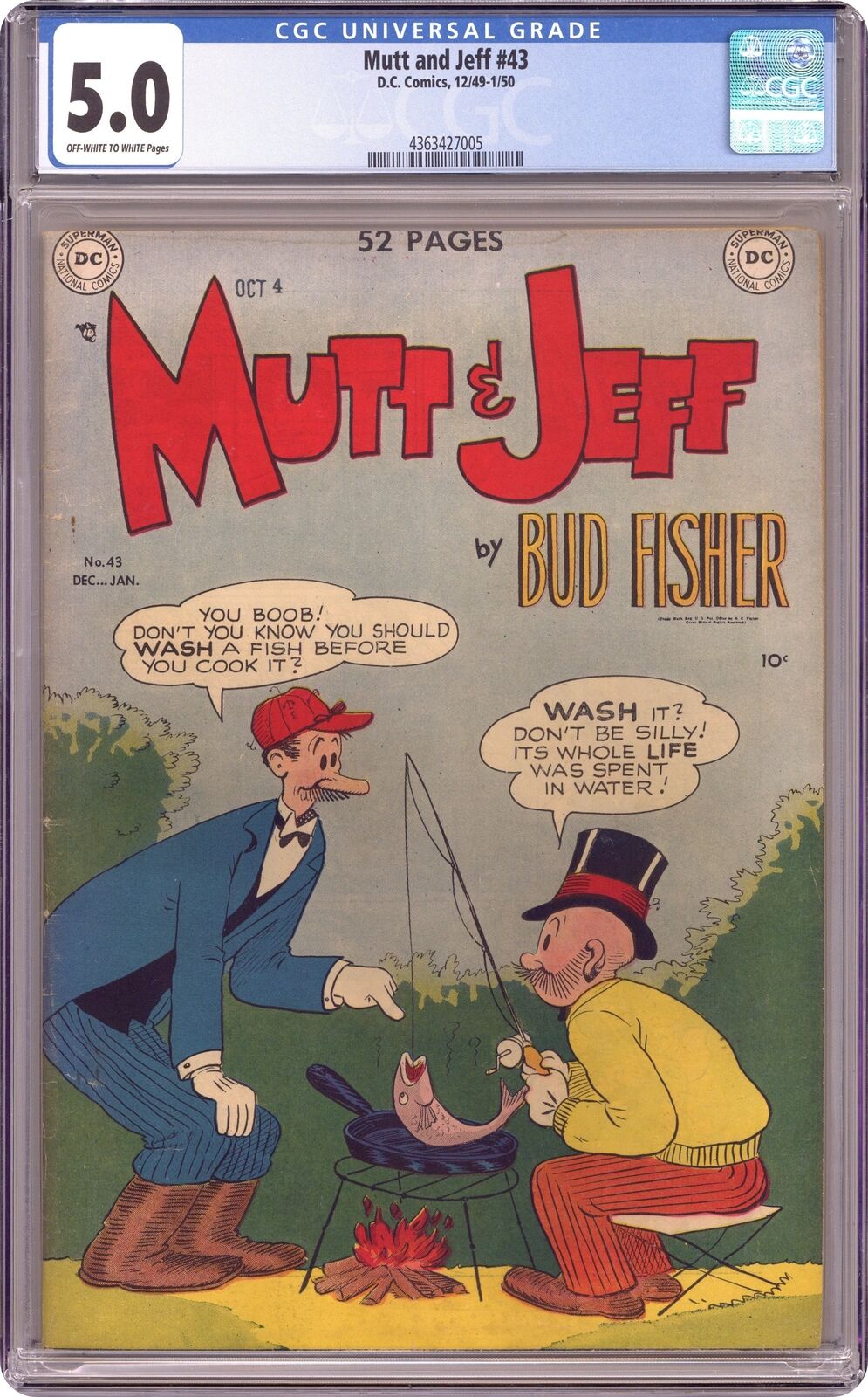 Mutt and Jeff #43 CGC 5.0 1949 4363427005