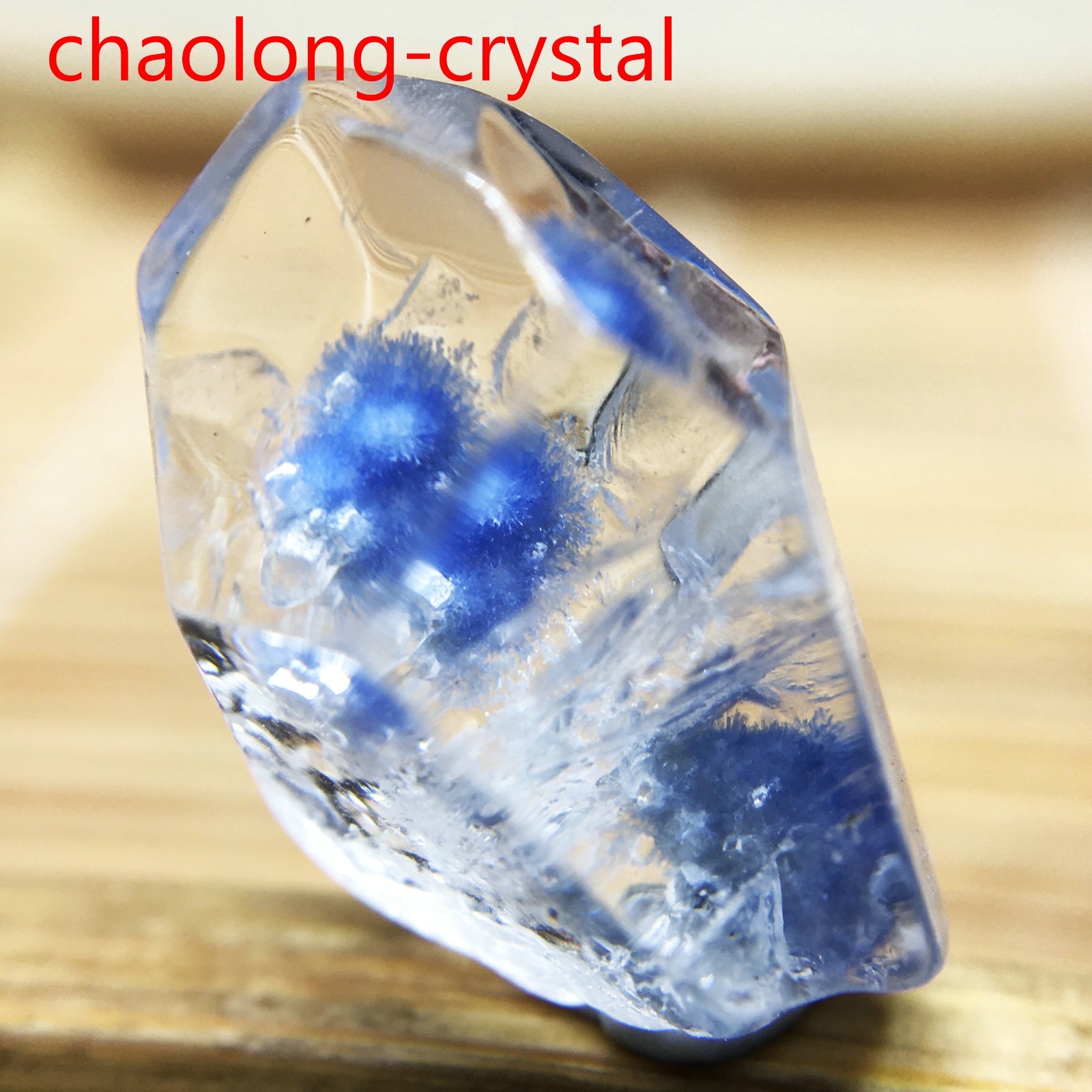 6.7Ct Very Rare NATURAL Beautiful Blue Dumortierite Quartz Crystal Specimen