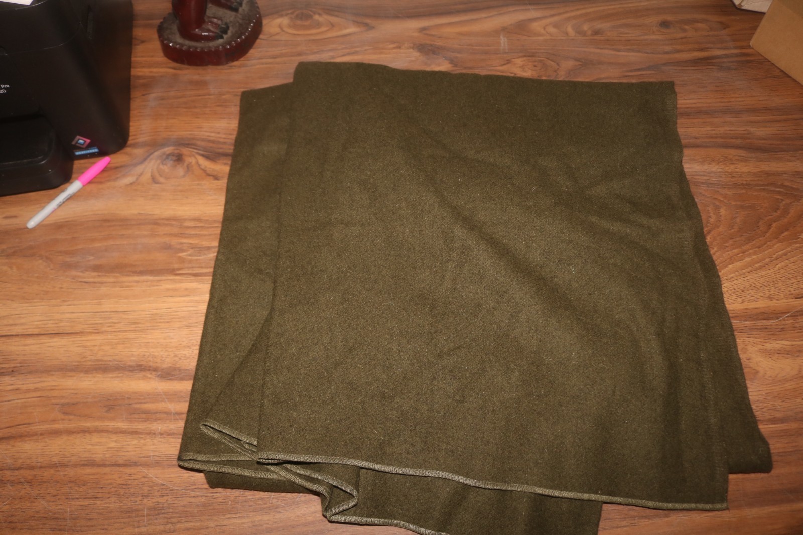 NOS USGI wool bed blanket 66 x 90 " 7210-00-715-7985 80's 90's NOS USGI wool bed blanket 66 x 90 " 7210-00-715-7985 80's 90's