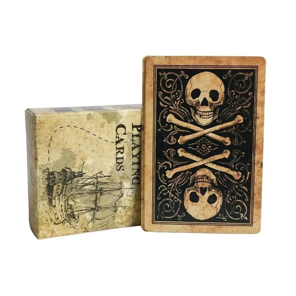 Pirate Skull Vintage Playing Cards Waterproof 52 Poker Deck Gothic Gift Set Pirate Skull Vintage Playing Cards Waterproof 52 Poker Deck Gothic Gift Set