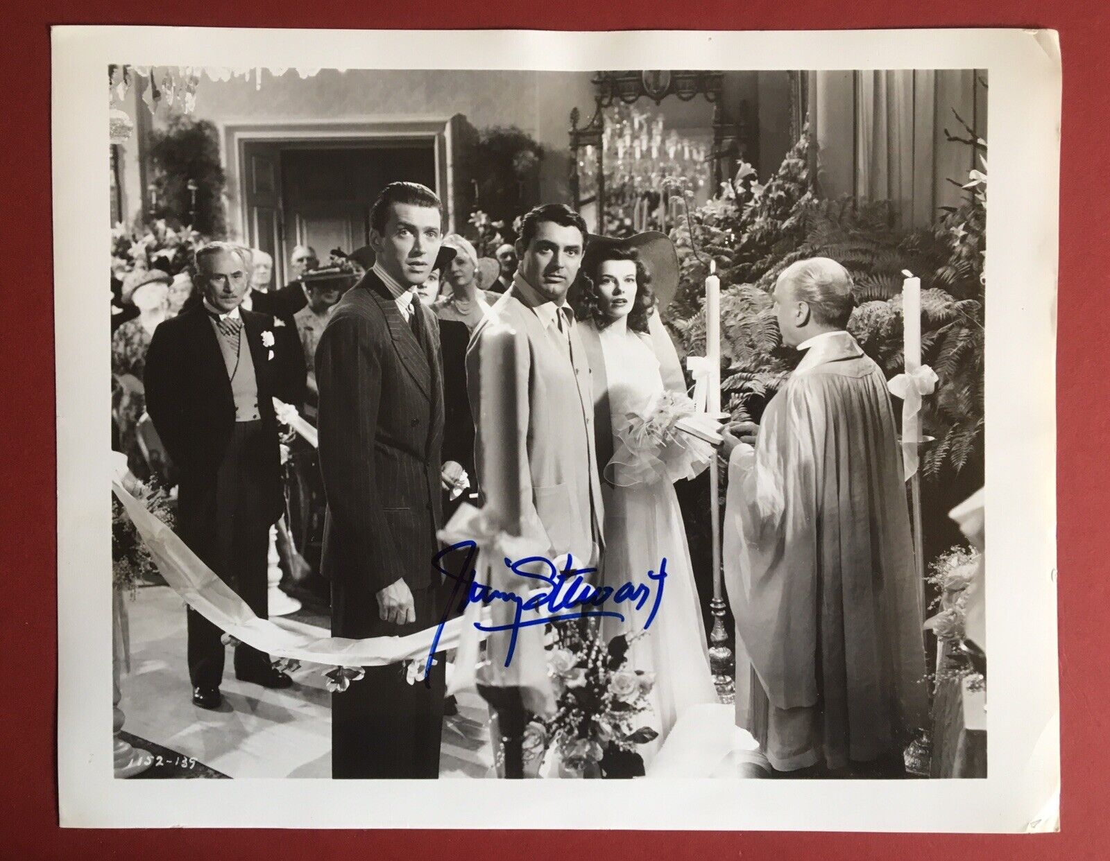 James Stewart CERTIFIED signed Philadelphia Story 8X10 photo+ COA