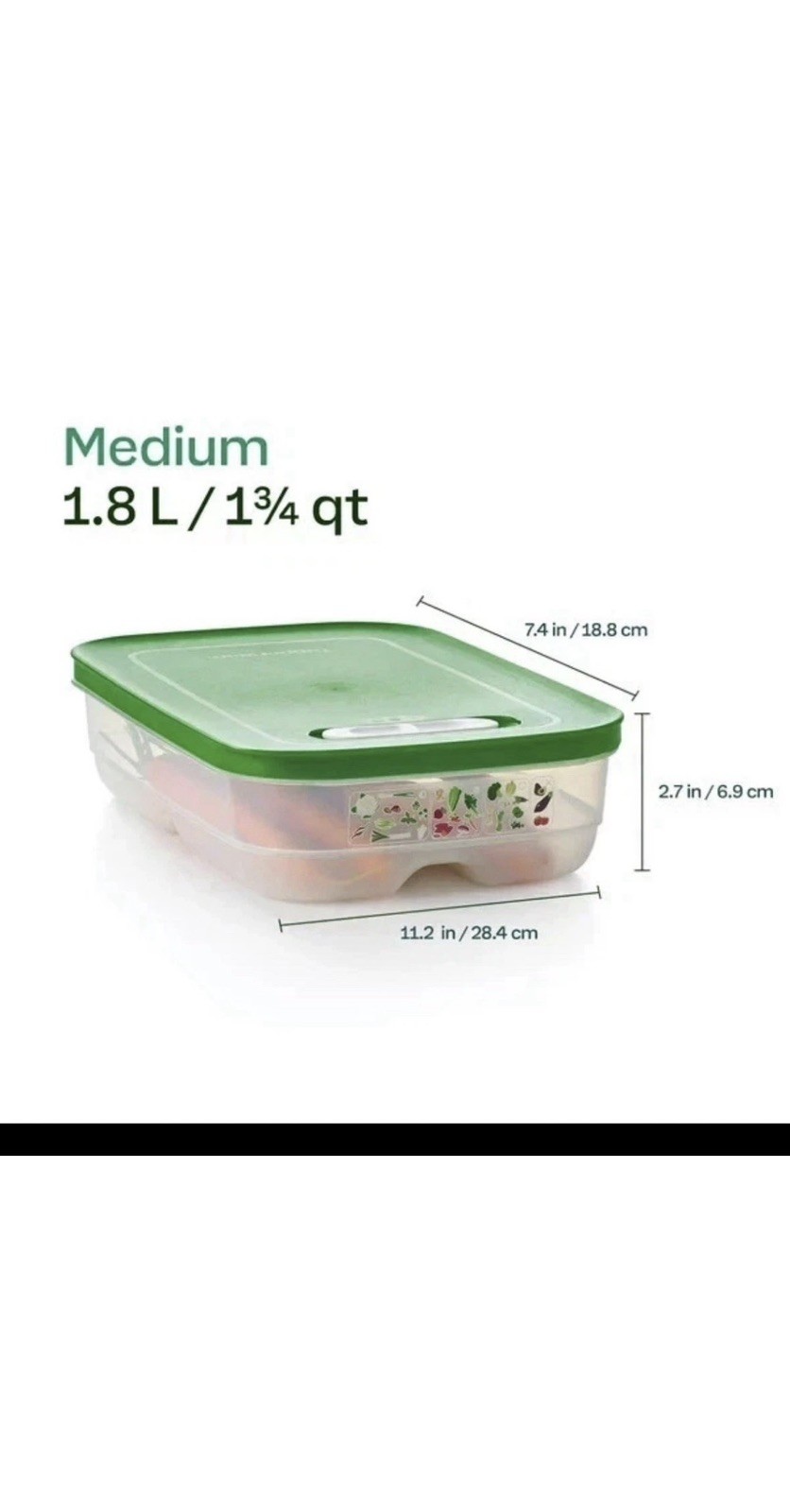 Tupperware Fridgesmart SET OF 4 CONTAINERS Tupperware Fridgesmart SET OF 4 CONTAINERS