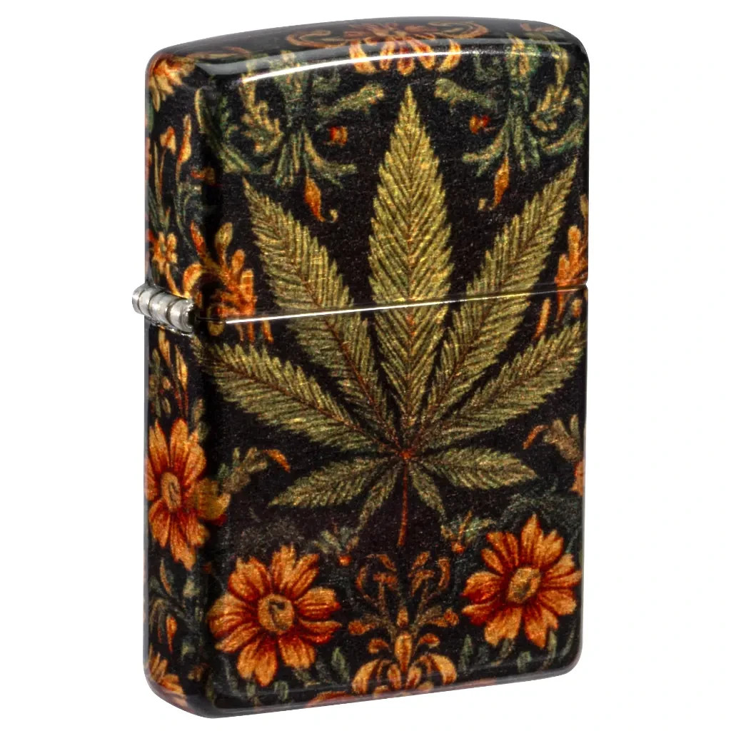 Zippo Plant Tapestry Design Street Brass 540 Fusion design 47139 Zippo Plant Tapestry Design Street Brass 540 Fusion design 47139