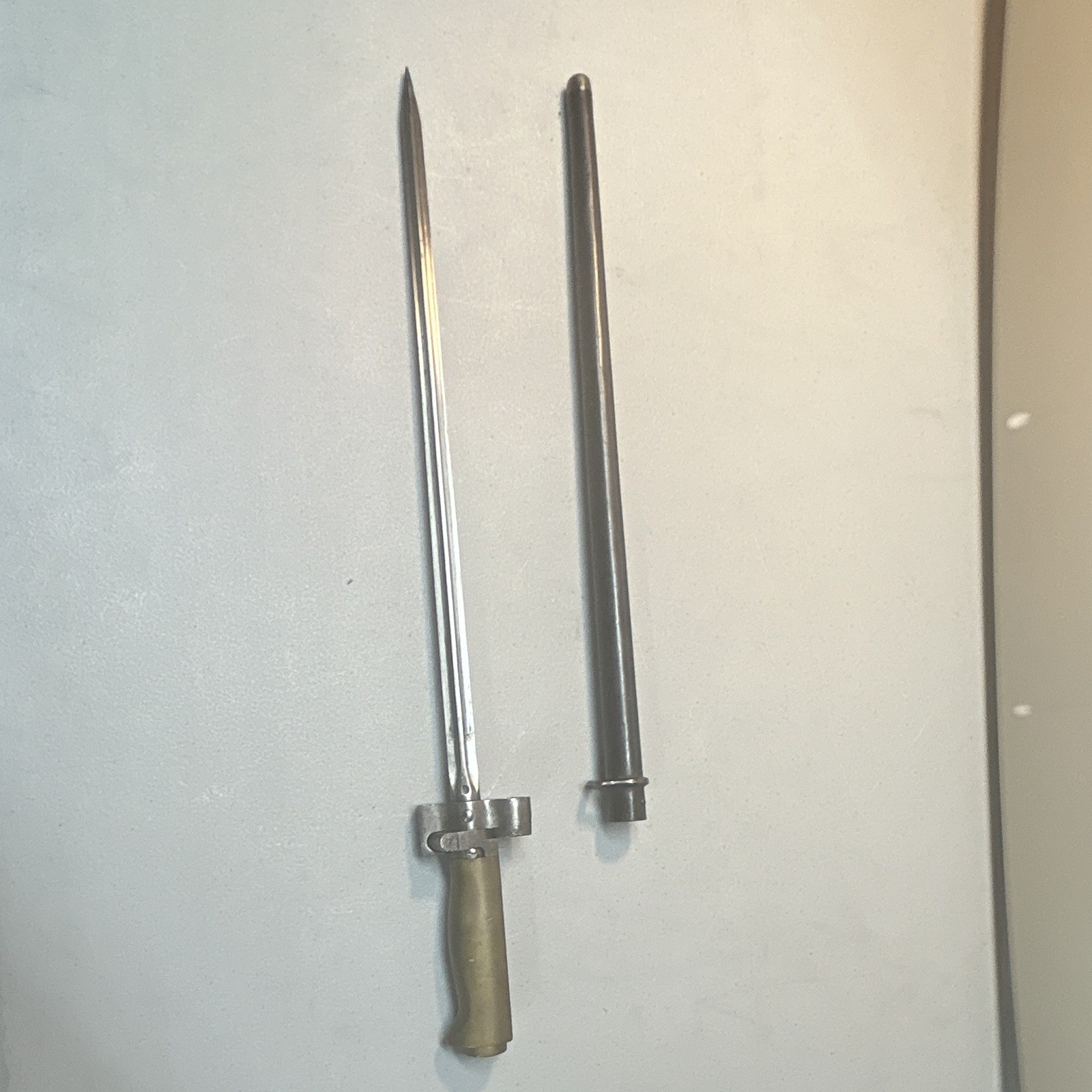 WWI/ WWII French M1886/35 Lebel Bayonet & Scabbard-Matching Serial Châtellerault